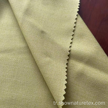 Kırışıklık önleyici geri dönüştürülmüş polyester rayon TR takas kumaş
